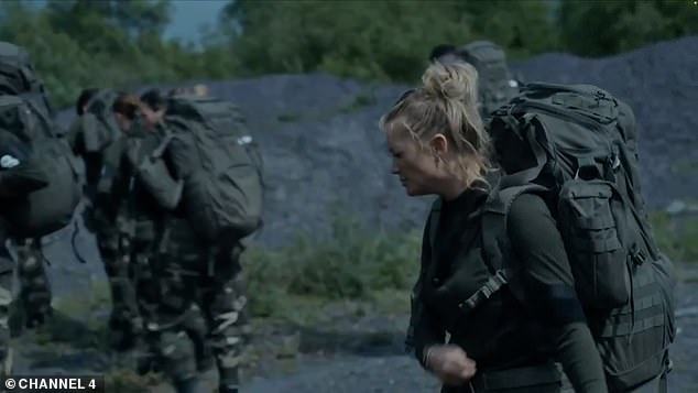 As she saw what was ahead of her, Hannah could be heard saying 'I'm sorry'