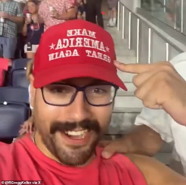 Major League Soccer rules state fans are not allowed to wear political clothing to stadiums