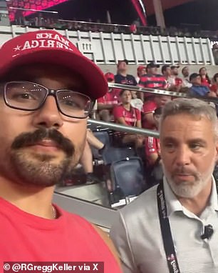 He filmed his abrupt exit from a St. Louis City game