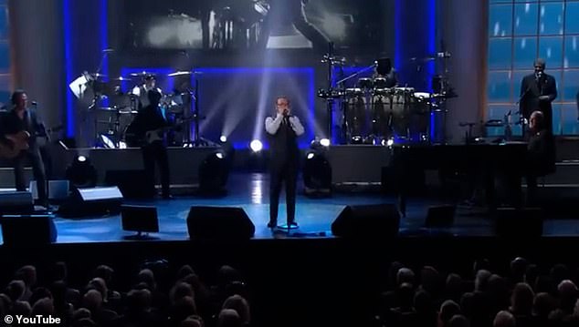 The actor has previously performed on stage with Billy Joel where he played the harmonica