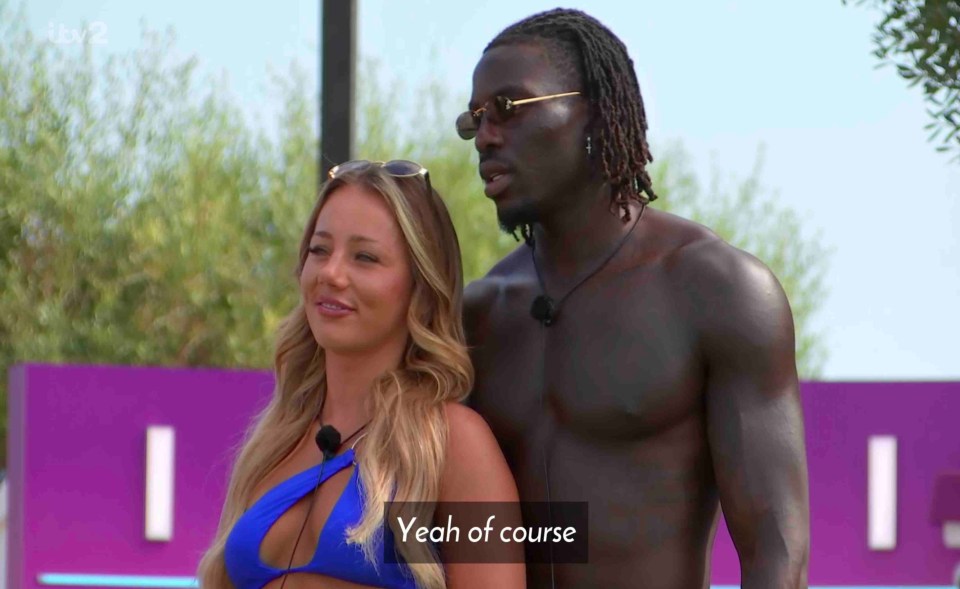 Maya Jama announces least favorite couples on Love Island.