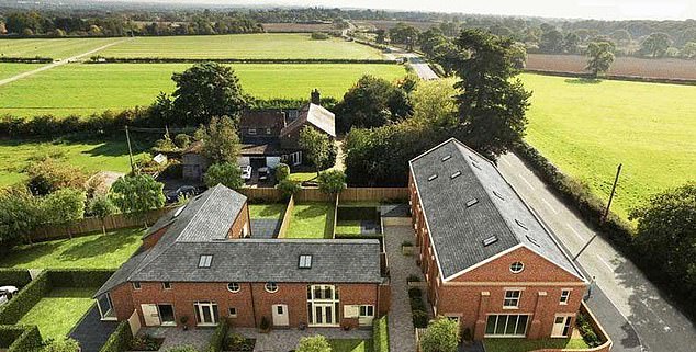 Pictured: Moat Hall Farm in Cheshire, where ITV 's 'Car Boot Challenge' was filmed. Richard inherited 25 per cent of the farm in 1958 after the death of his father and, after buying out the shares of his three siblings, became its sole owner