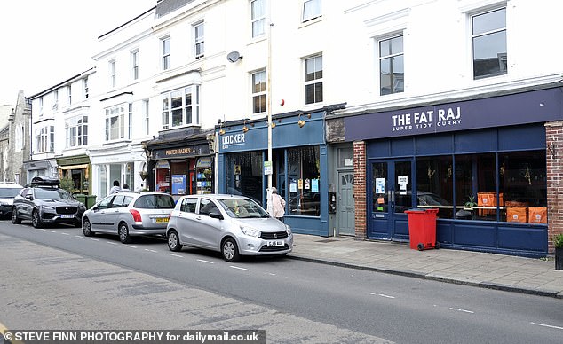 Picture shows a general view of Sandgate high street
