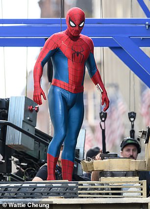 Several streets in Glasgow city centre were closed off on Sunday as filming took place