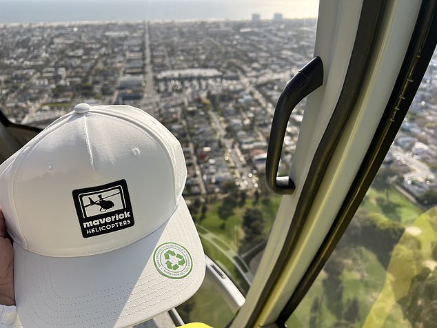 I feel like even more of an A-lister later, when I take a helicopter ride across the city, with Maverick Helicopters, flying over the Hollywood sign, Santa Monica Pier, Universal Studios and Harry Potter World
