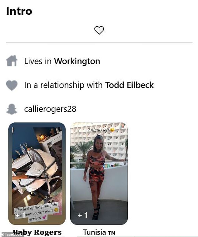 Her new beau is from Whitehaven, just a few miles down the Cumbrian coast from Ms Rogers's native Workington, and according to social media they have been together since January