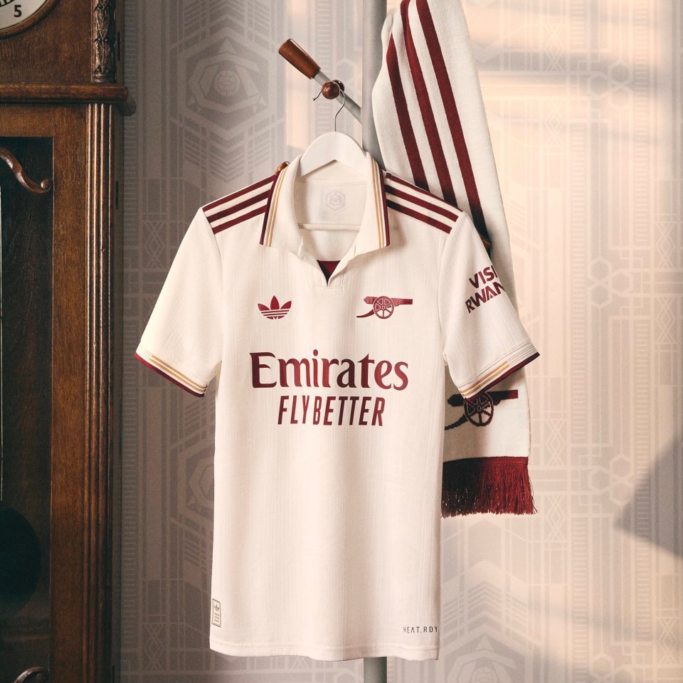 Arsenal's new third kit.