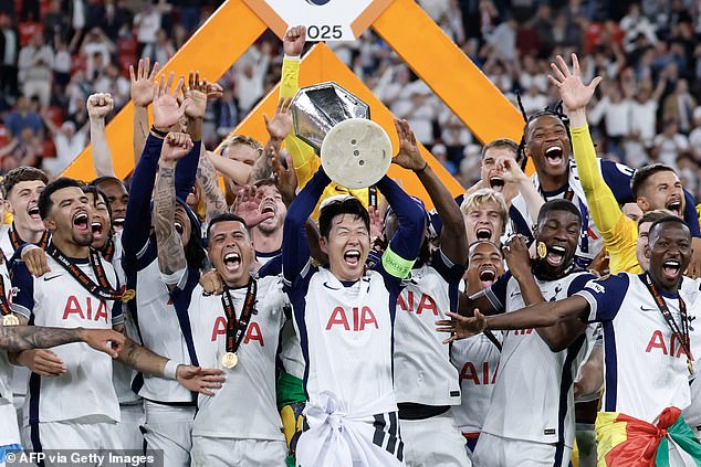 Spurs claimed their first piece of silverware in 17 years by beating Man United in the Europa League final