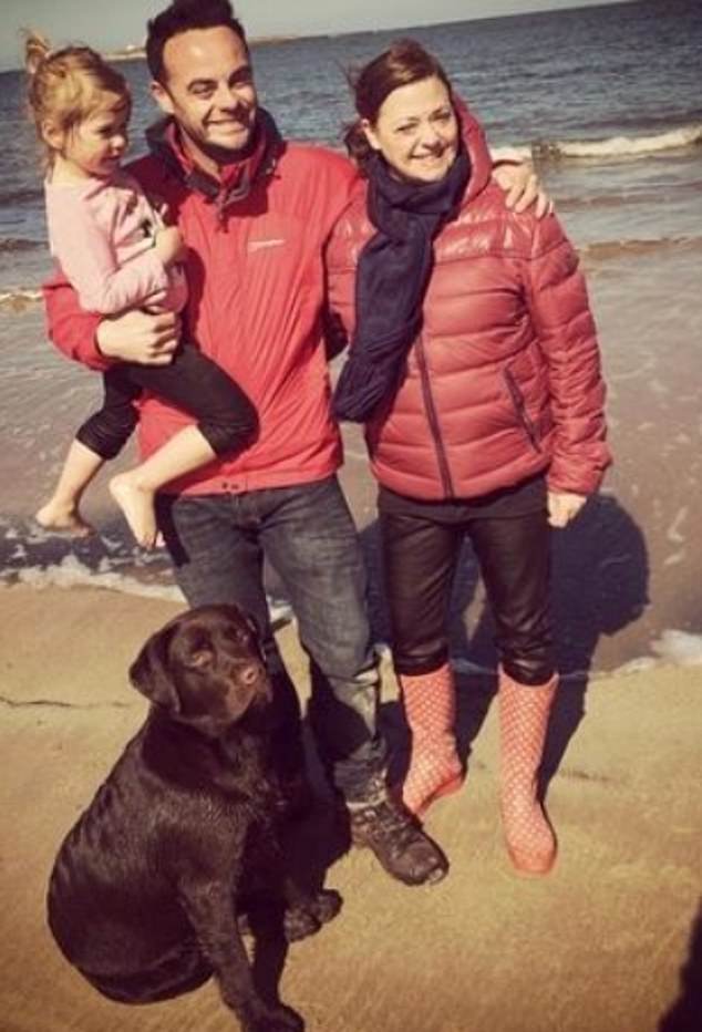 In the image, Ant displayed the intricate family tree tattoo tribute with sweet dedications to his stepchildren from Anne-Marie's previous marriage, and their pet dogs - including Labrador Hurley who he shares with his ex Lisa Armstrong