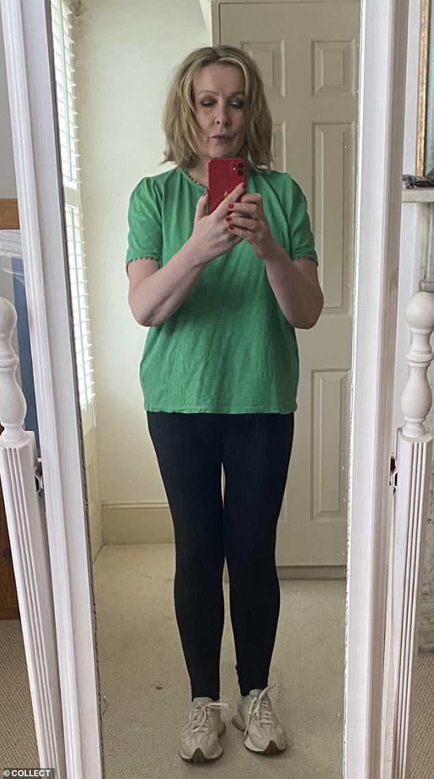 AFTER: And now, not only has she kept the weight off, she's shed another 8lb and now weigh 9st 4lb