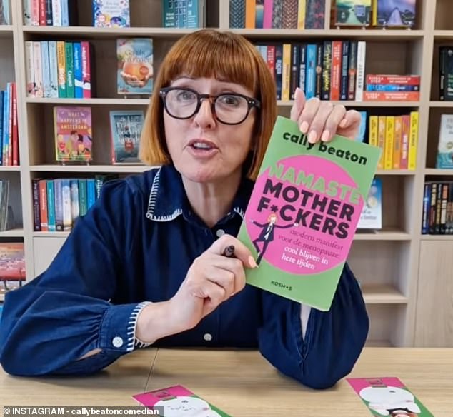 Beaton's new book, Namaste Motherf*ckers, follows her journey from corporate executive to comedian and offers guidance to women experiencing midlife burnout