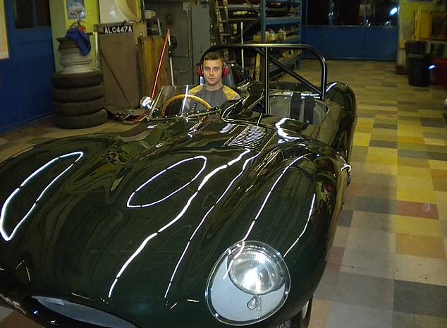 Jakob Walpole was John Brown's grandson - and had once worked with him restoring cars at the garage on School Road in Bulkington