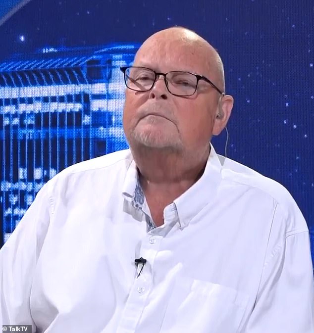 On June 7 (pictured) he told TalkTV viewers that things were getting 'very very difficult' with his health and he had resorted to wearing make-up on the air to appear healthy