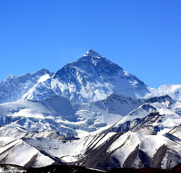 Their analysis suggests that the nucleus has a radius of around 3.5 miles (5.6km). That translates to a diameter ¿ or width ¿ of about seven miles (11.2km). To put that into perspective, that's even bigger than Mount Everest (pictured)