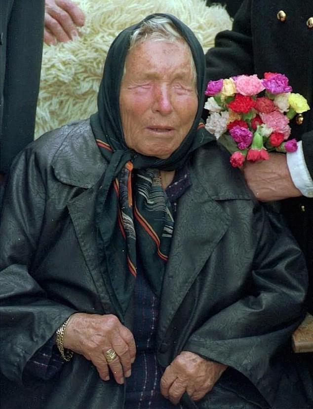 Meanwhile Bulgarian mystic Baba Vanga - who died in 1996 - also predicted that the earth would make contact with extraterrestrial life this year during a 'major sporting event'