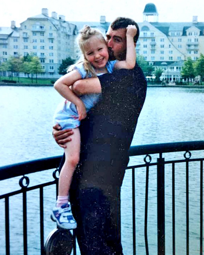 Collect pix of Bethany Haines and her dad David Haines. Pix from her open facebook