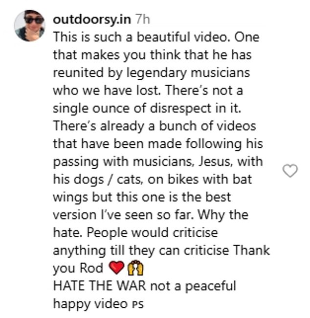Not everyone was in shock at the video, with some claiming they liked the tribute