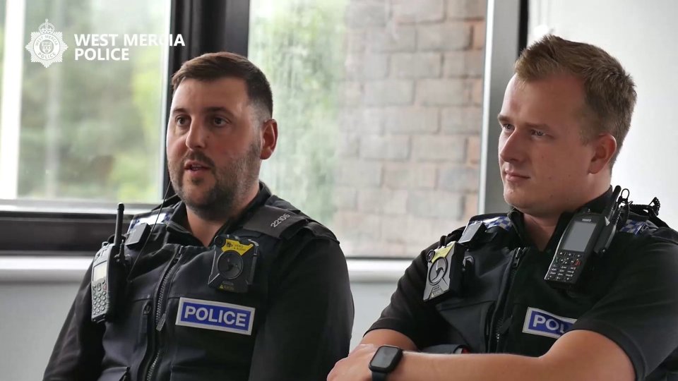 Two West Mercia Police officers.