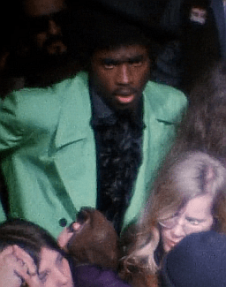Meredith Hunter shortly before his death at the Altamont Free Concert.