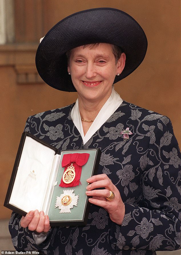 Former MI5 boss Stella Rimington, who was conferred with the honour Dame Commander of the Order of the Bath in 1996