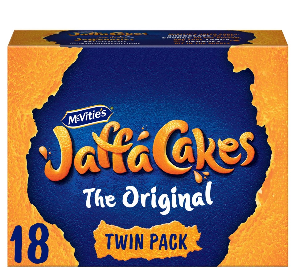 Box of 18 McVitie's Jaffa Cakes, Twin Pack.