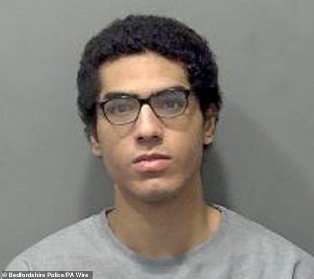 Last year, Prosper, 19 (pictured), used fake firearms certificate copied from real versions online to dupe a pensioner into selling him a shotgun. A day later, he shot dead his mother and siblings before setting out to commit a school massacre
