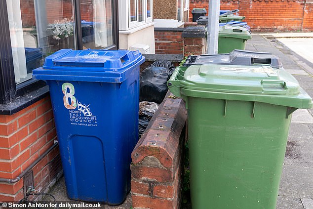 They are having to wash their plastic bottles before putting them out so they do not smell, and regularly douse their bins in fly spray