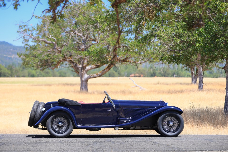 1933 Alfa Romeo 8C 2300 Torpédo at Pebble Beach Auctions.