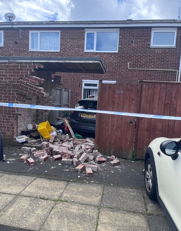 Six weeks on from the crash, the family-of-three have been forced to live in hotels and survive of takeaways as they wait for the outcome of an insurance claim