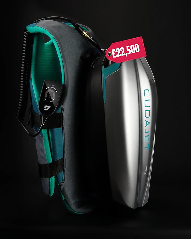 The CudaJet jetpack is the first of its kind, and now has a waitlist of three months with wealthy yacht owners being first in line