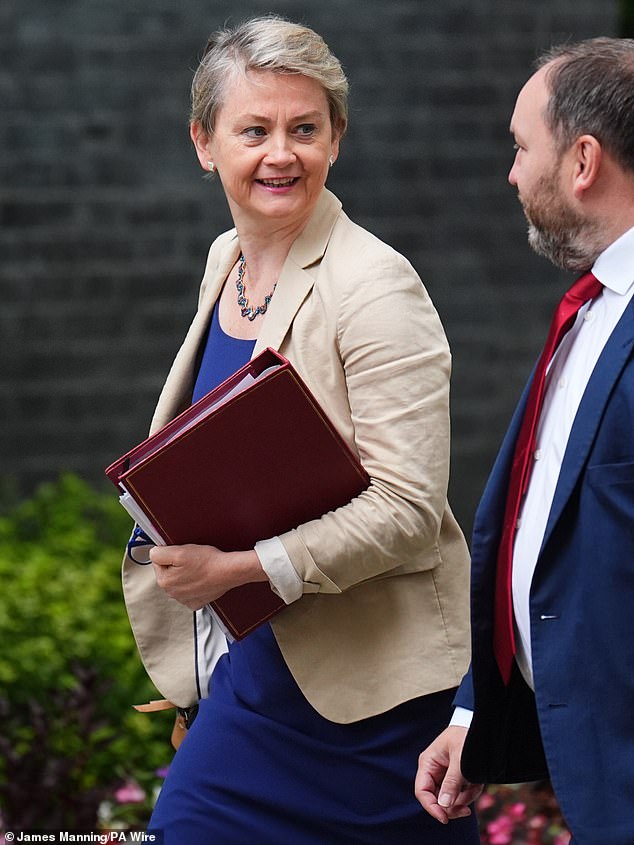 Yvette Cooper refused to say how many migrants she expects to be able to send back as part of the scheme
