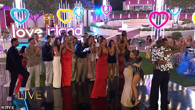 The whole cast celebrated together as this year's series drew to a close