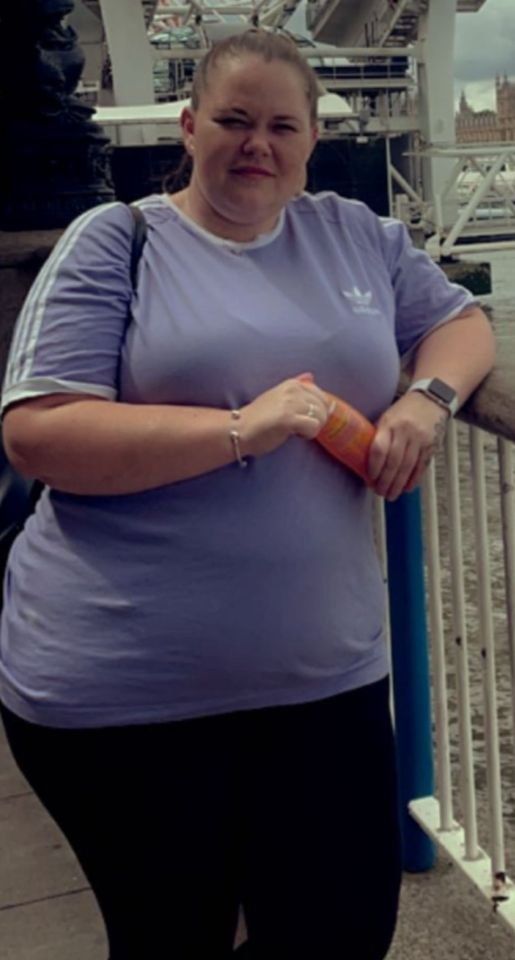 Photo of Laura Taylor before her weight loss journey.