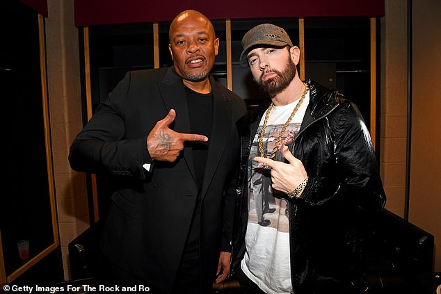 Jo described Eminem as being like 'this other creature' after finding global fame when she interviewed him with Dr Dre, 60