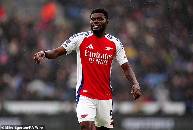 Partey joined Arsenal in 2020 and made 35 appearances in the Premier League last season