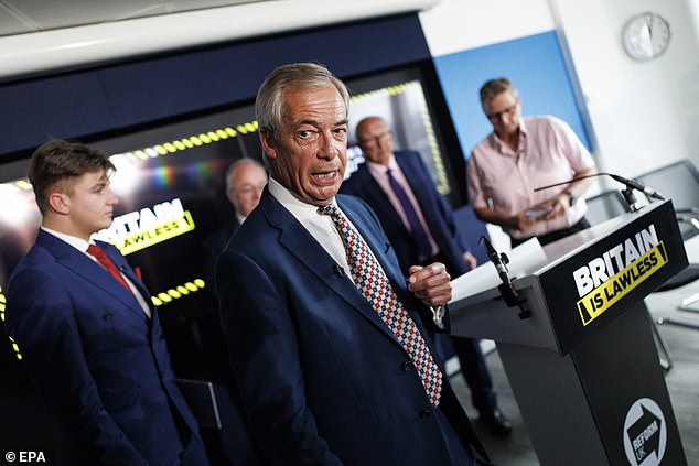 Mr Farage said on Monday that the backgrounds of suspects charged with sexual assault and rape should be shared publicly