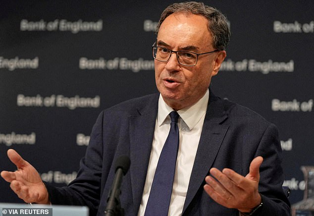 Even if the Bank of England, led by Andrew Bailey, pictured, doesn't cut the base rate, you aren't safe as providers can change variable account rates whenever they want