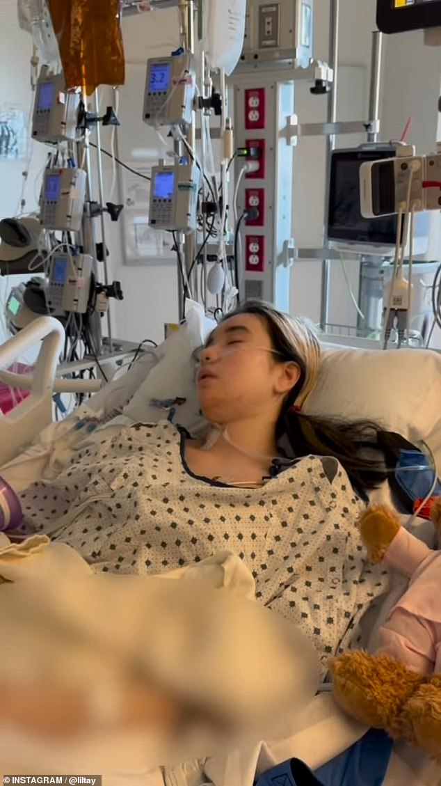 Last September, Lil Tay posted pictures saying she was having 'major open-heart surgery' after being diagnosed with a tumour. There has been no further mention of her miraculous recovery