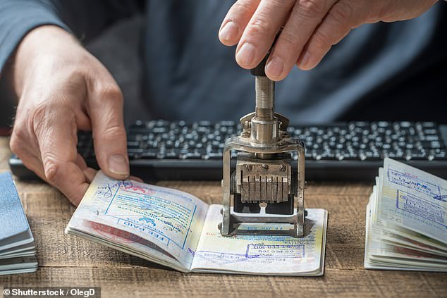However, travellers have been warned to avoid collecting 'novelty' stamps in their official passports