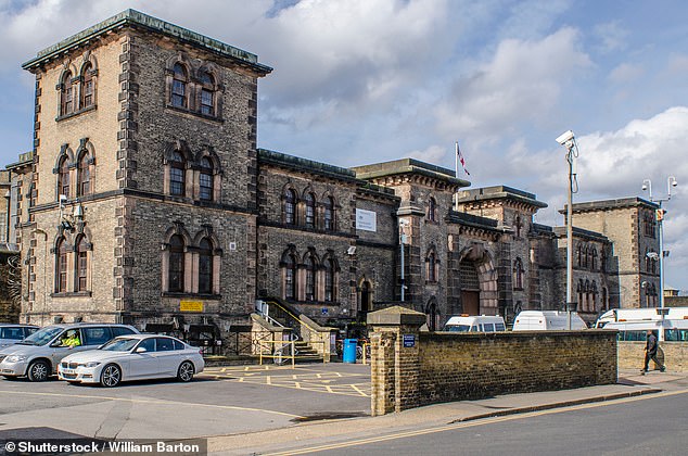 Dame Ann Owers, a former chief inspector of prisons, found the criminal justice system was 'in crisis' for more than 18 months under the Tory government. Pictured: HMP Wandsworth