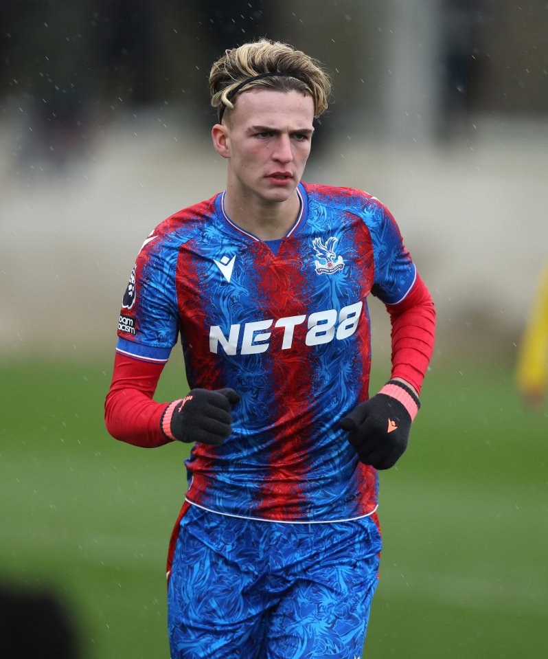 Jesse Derry of Crystal Palace U21 during a Premier League 2 match.