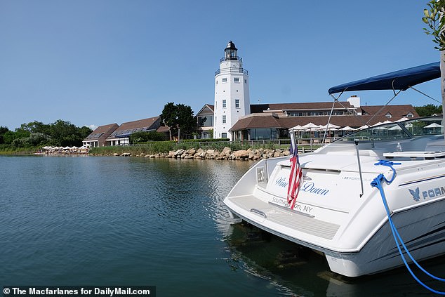 Violent crimes are unusual in the upscale Long Island beach and resort area that is known for its monstrous mansions and high-end dining. (Pictured: Montauk Yacht Club)