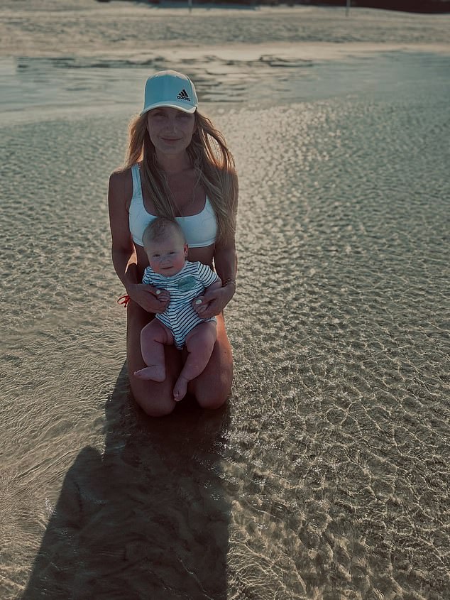 Brooke said she hose to honor her late father privately at his 'favorite place', the beach