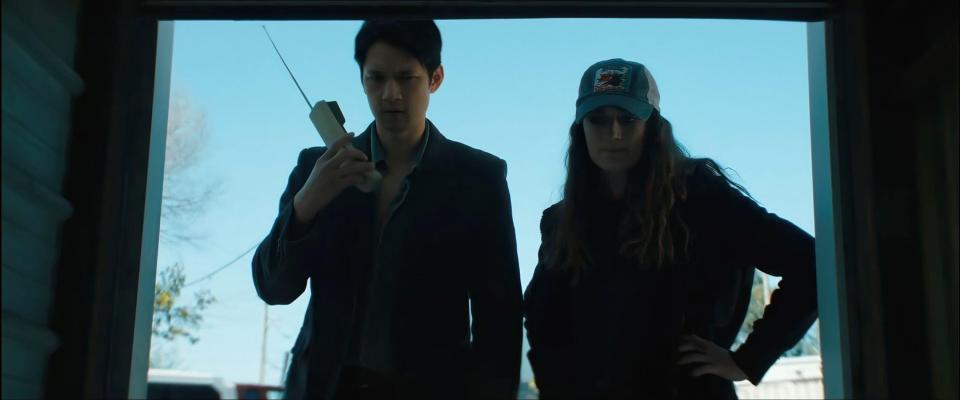 Harry Shum Jr. and Kelley Mack in a scene from 2GGCB1G.