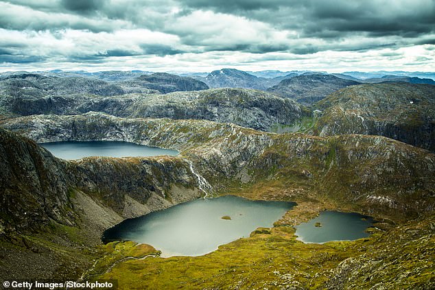 He was reported missing on Monday after failing to get on a flight back to the UK from Bergen, a city around 40 miles northwest of Folgefonna National Park, where Luhn was trekking (File image of Folgefonna National Park)