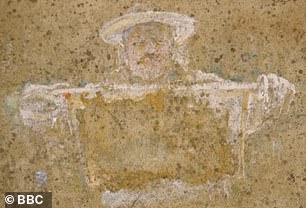 The artwork had visibly decayed due to being exposed to the elements