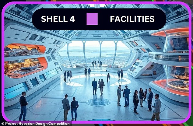 Windows and walls could function as large screens to simulate panoramas and real landscapes of the Earth, the team said