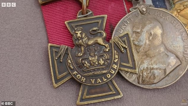 Just moments into the segment, Mark told the pair it was 'unique moment' on the show as they had never had a Victoria Cross feature