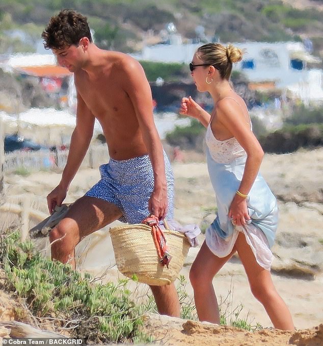 Yoni continued to showcase his buff physique as he went shirtless in a pair of swimming trunks