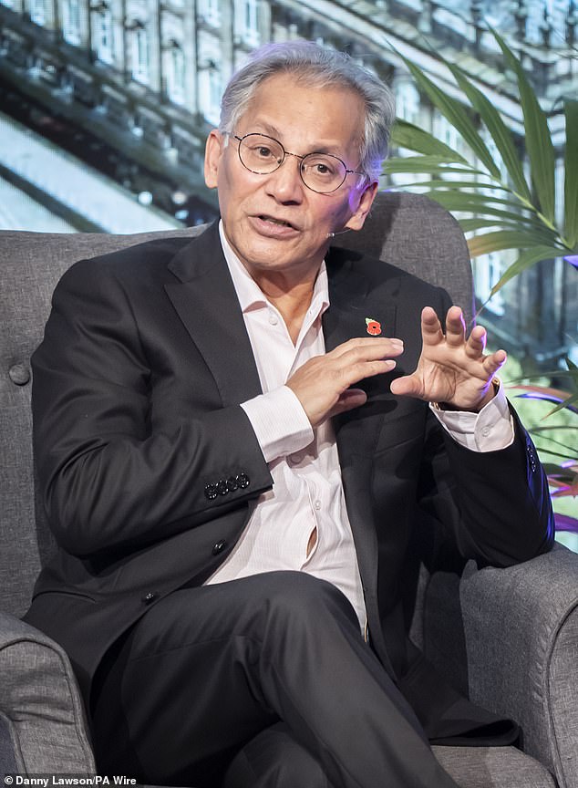 BBC chair Samir Shah (pictured) has apologised 'for allowing the "artist" Bob Vylan to express unconscionable antisemitic views live on the BBC'
